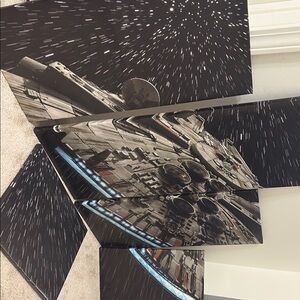 Star Wars Millennium Falcon Canvas Art
